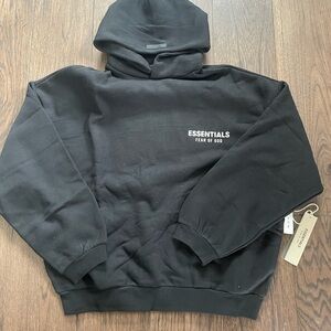 Essentials Fear of God Black Hoodie season 2024